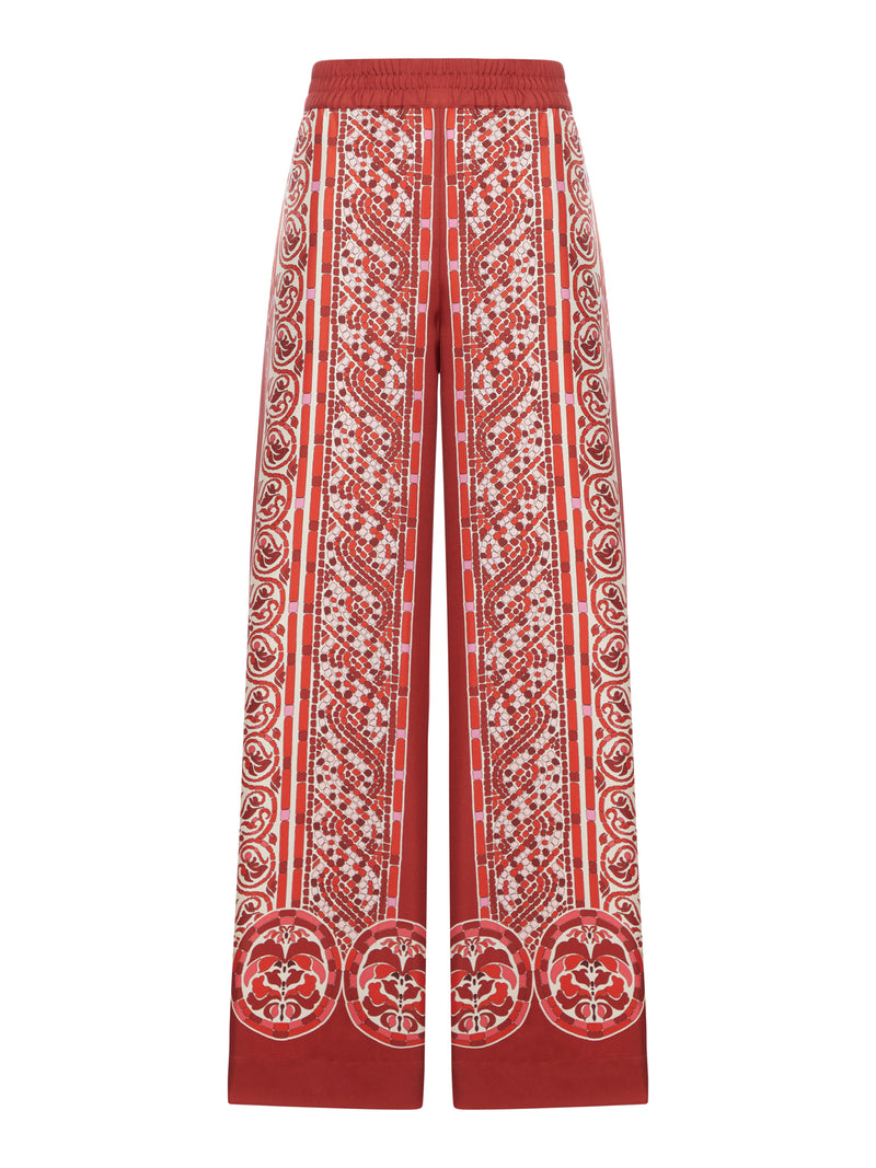 SILK PALAZZO TROUSERS