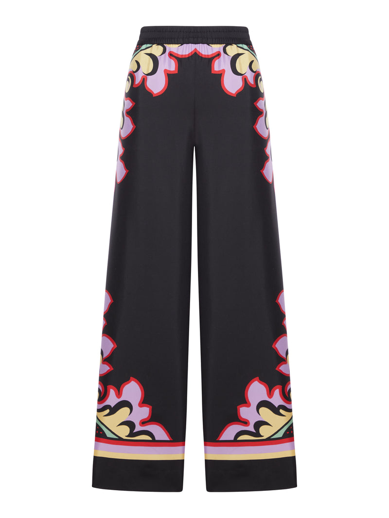 SILK PALAZZO TROUSERS