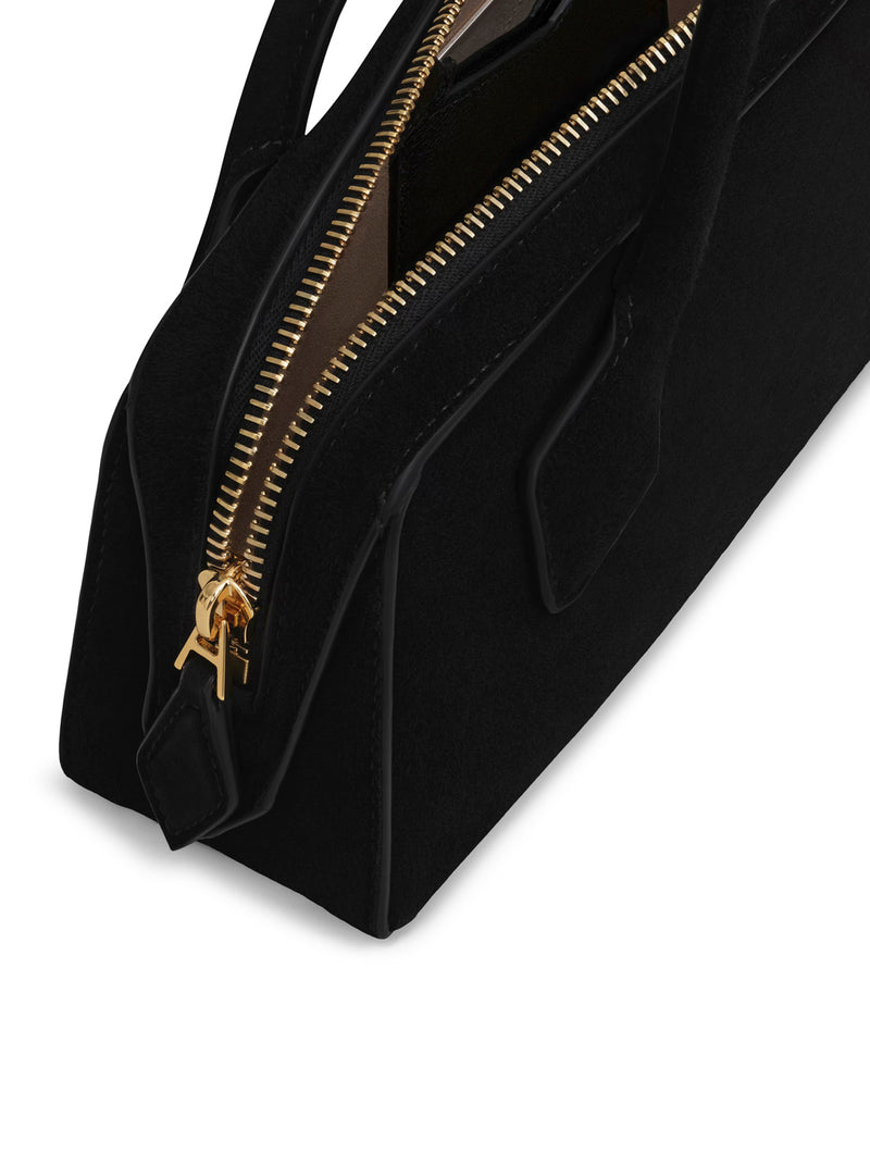 LE TECKEL POUCH IN SUEDE GOAT LEATHER