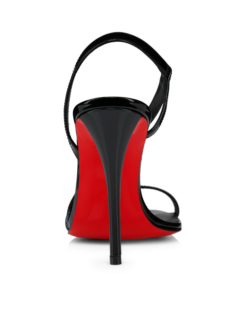 100MM ROSA Z LEATHER SANDALS