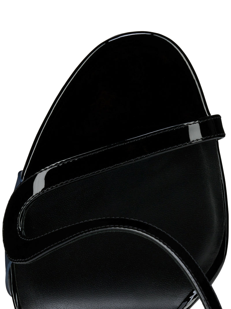 100MM PINK Z LEATHER SANDALS