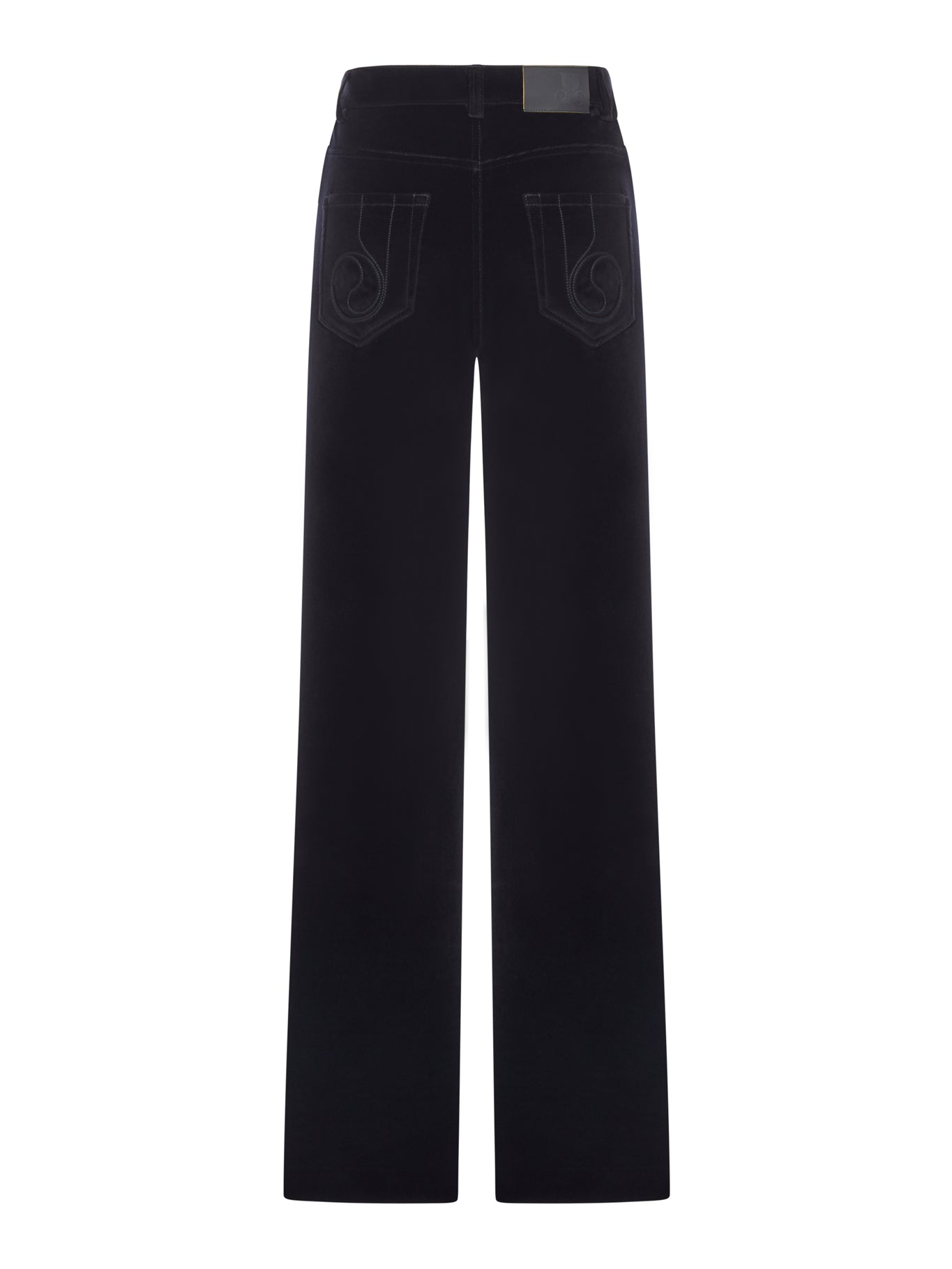 WIDE LEG VELVET PANTS