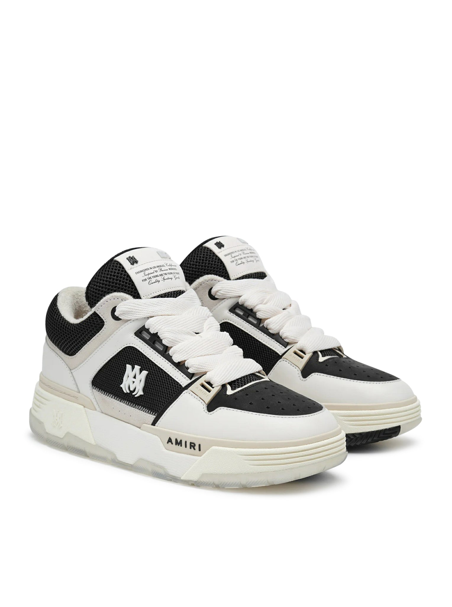 AMIRI MA1 SNEAKERS IN LEATHER AND FABRIC