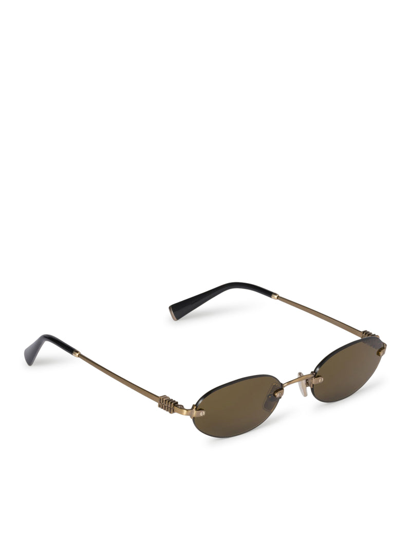 MIU MIU LOGO SUNGLASSES