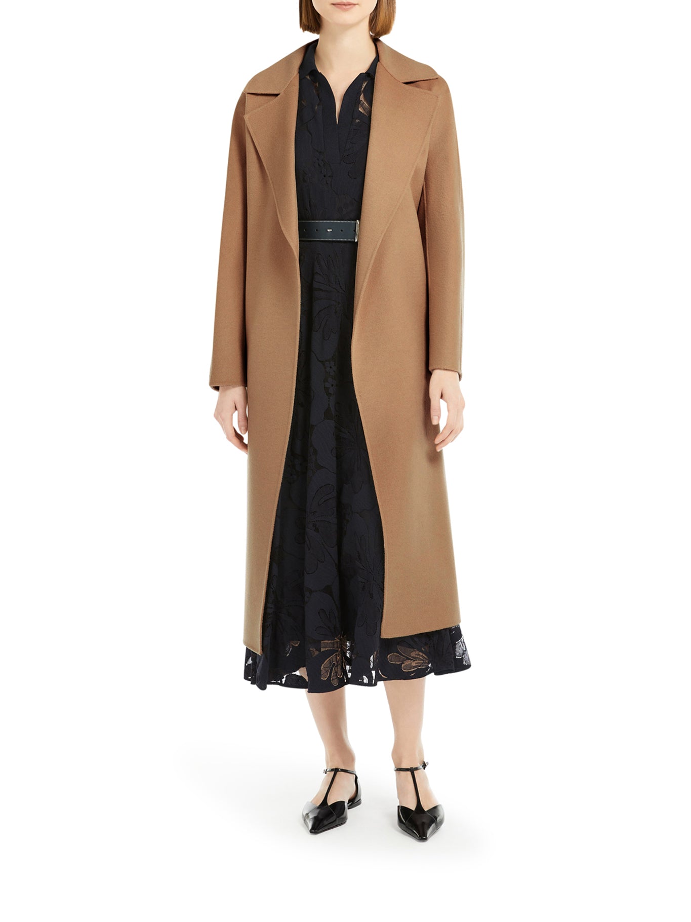 CASHMERE COAT WITH BELT