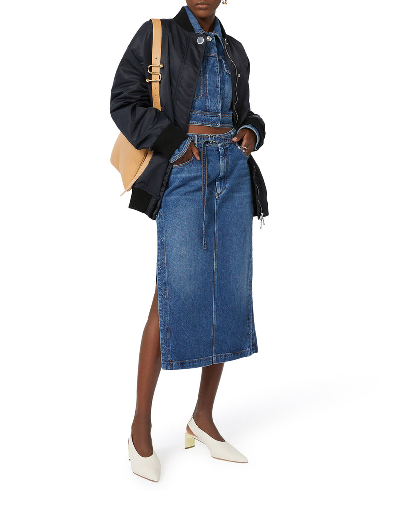 OVERSIZED TWILL BOMBER