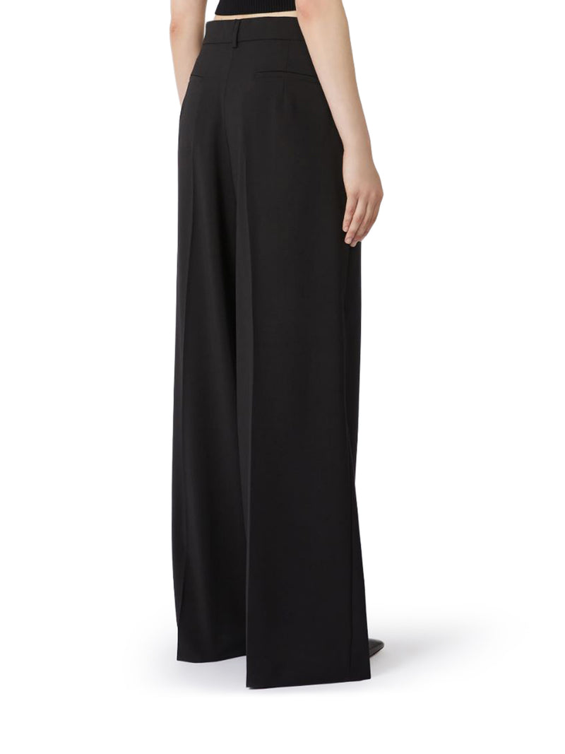 OVERSIZED STRETCH WOOL PANTS