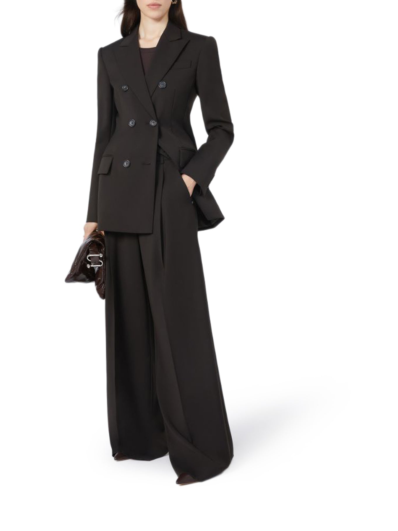 OVERSIZED STRETCH WOOL PANTS