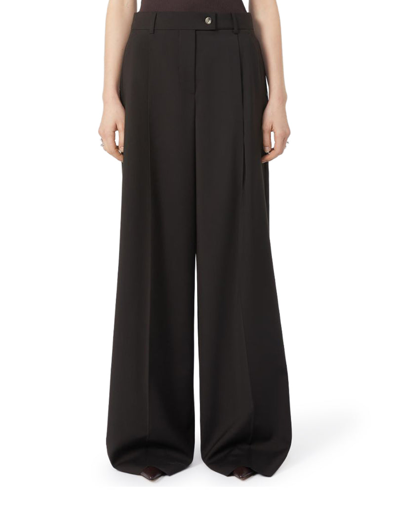 OVERSIZED STRETCH WOOL PANTS