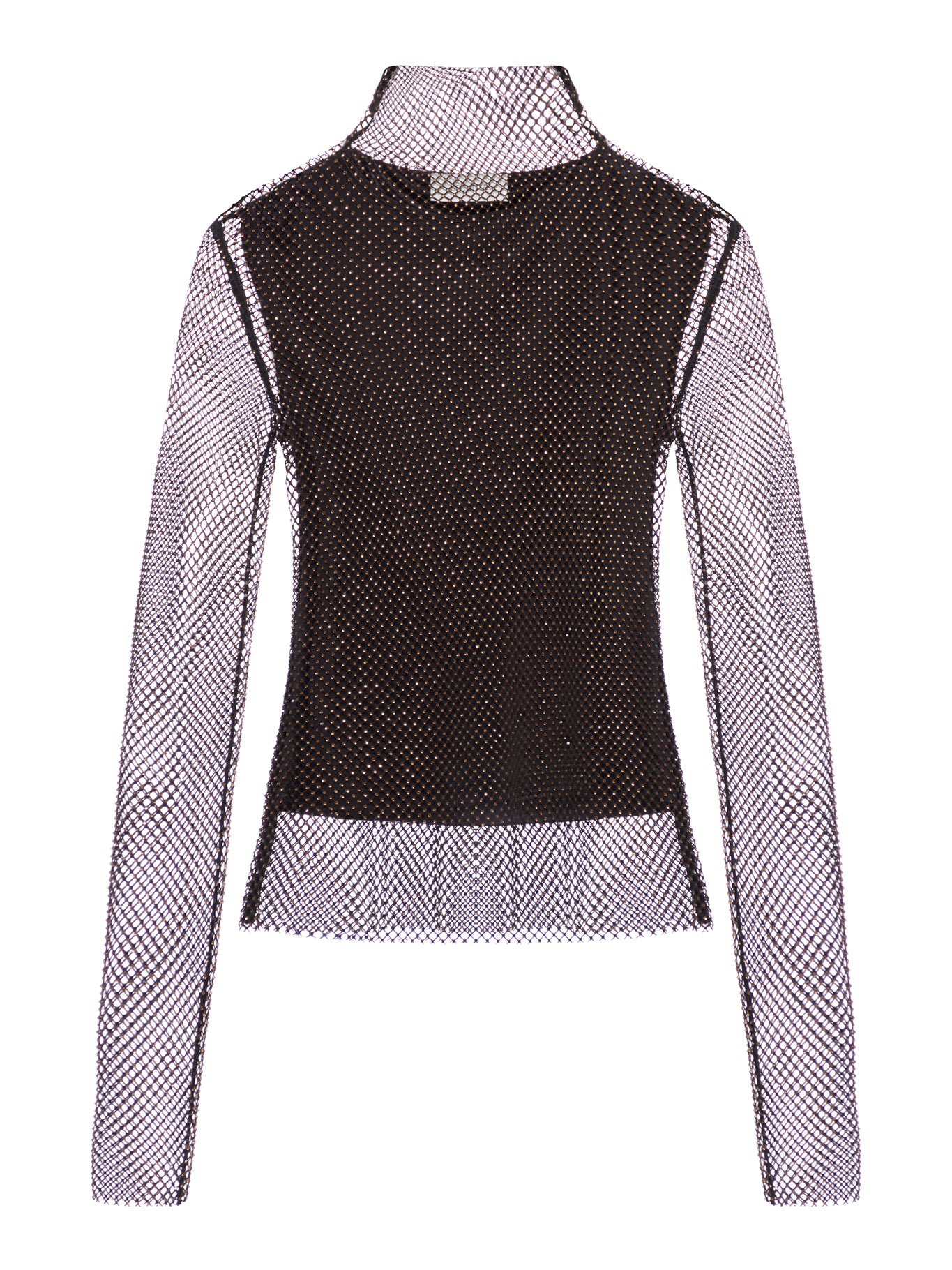 RHINESTONE MESH T-SHIRT