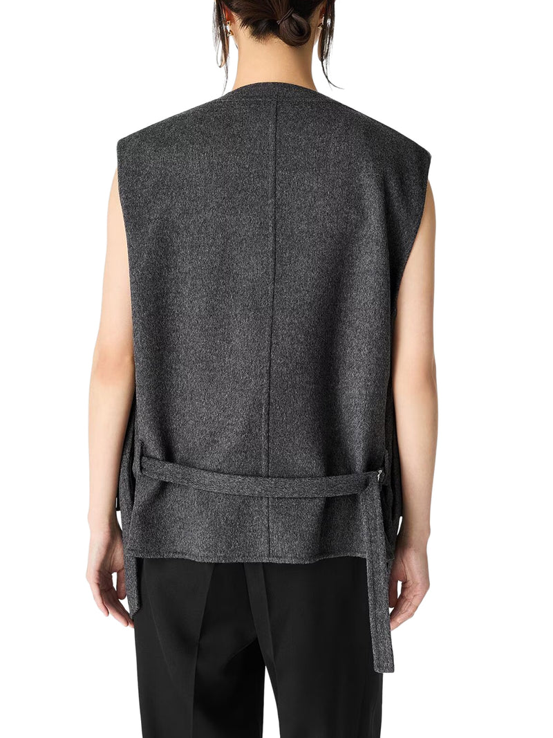 DOUBLE-FACE WOOL VEST