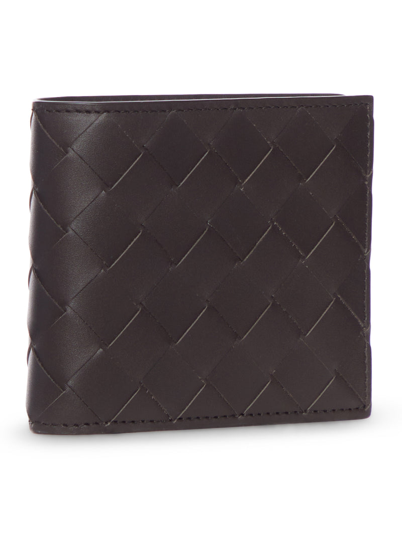BRAIDED LEATHER BIFOLD WALLET