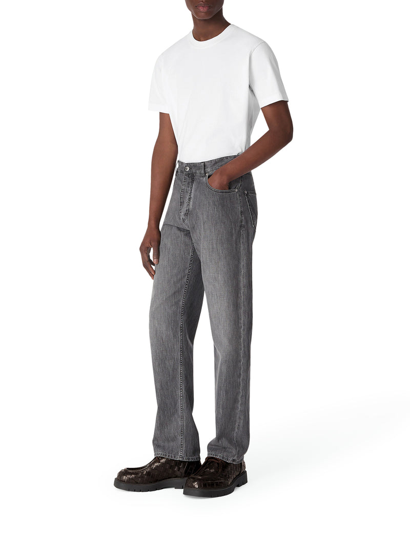 VINTAGE BLACK STRAIGHT LEG JEANS