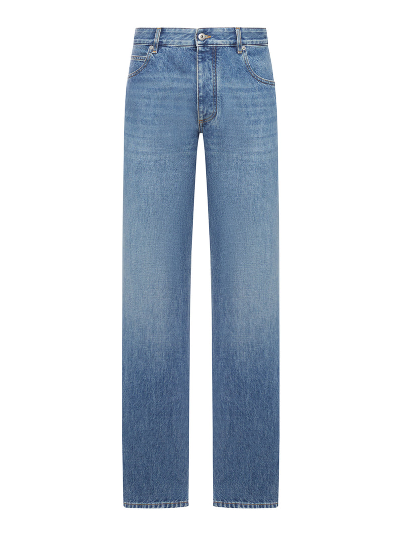 VINTAGE INDIGO STRAIGHT LEG JEANS