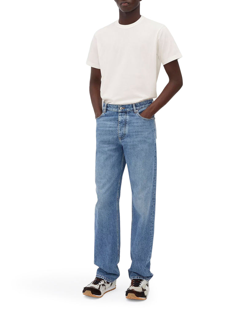 VINTAGE INDIGO STRAIGHT LEG JEANS