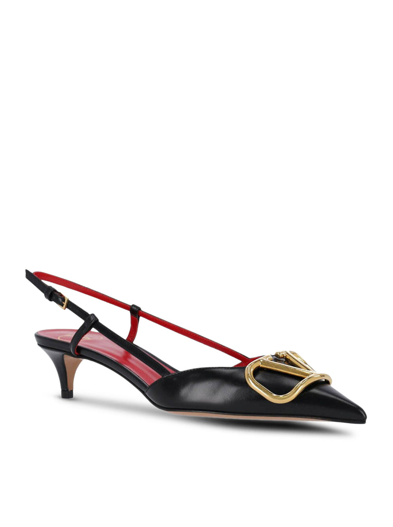 "VLOGO SIGNATURE" SLINGBACK PUMPS