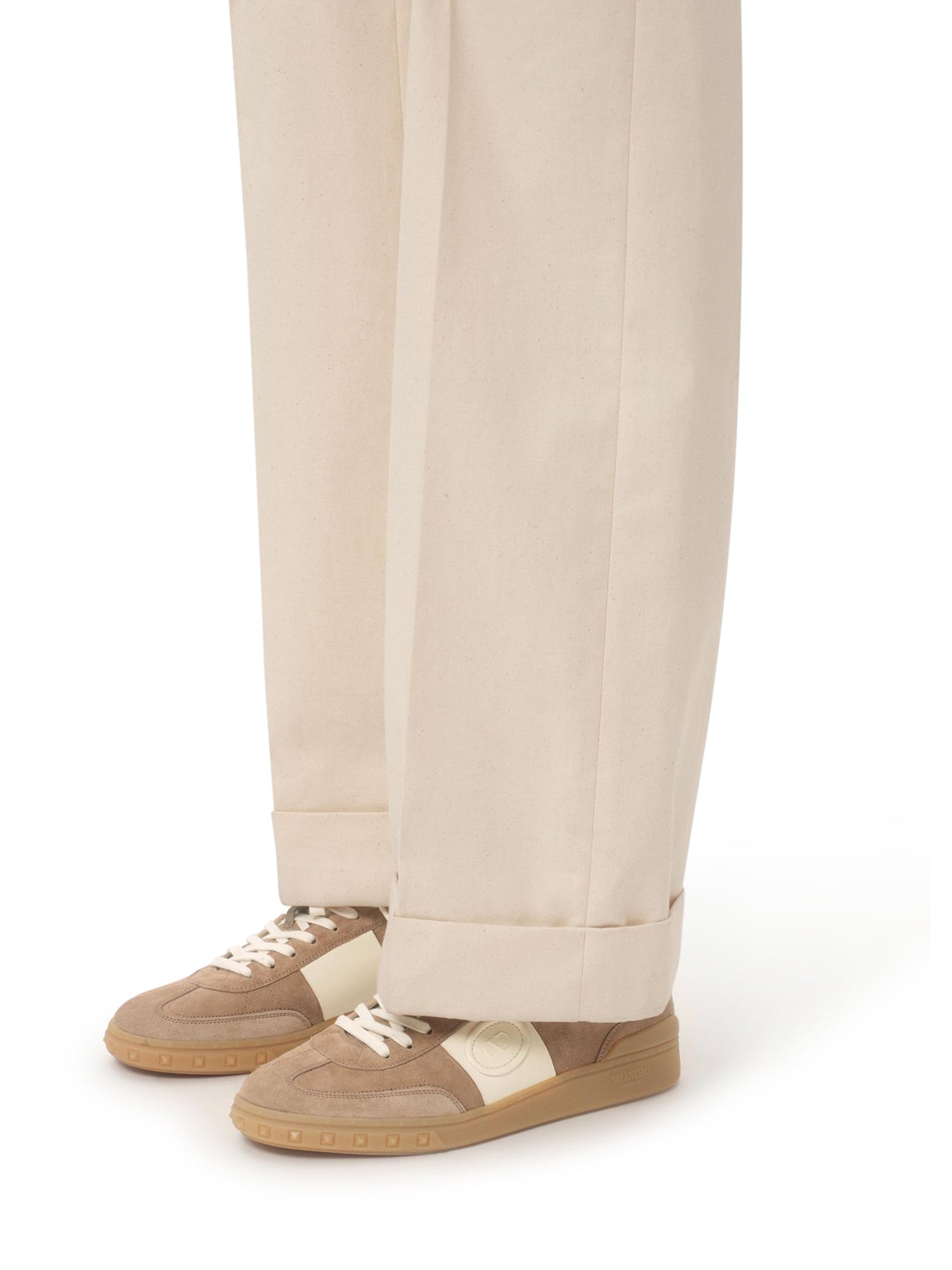 LOW TOP UPVILLAGE SNEAKER IN CRUST AND NAPPA CALFSKIN