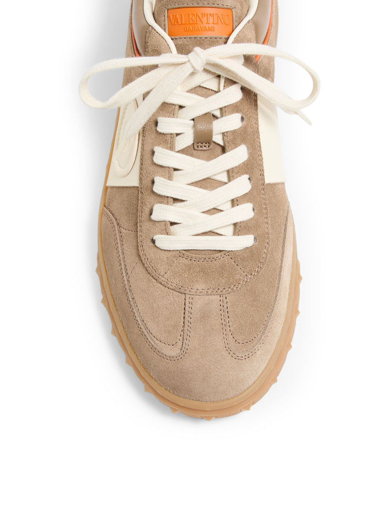 LOW TOP UPVILLAGE SNEAKER IN CRUST AND NAPPA CALFSKIN