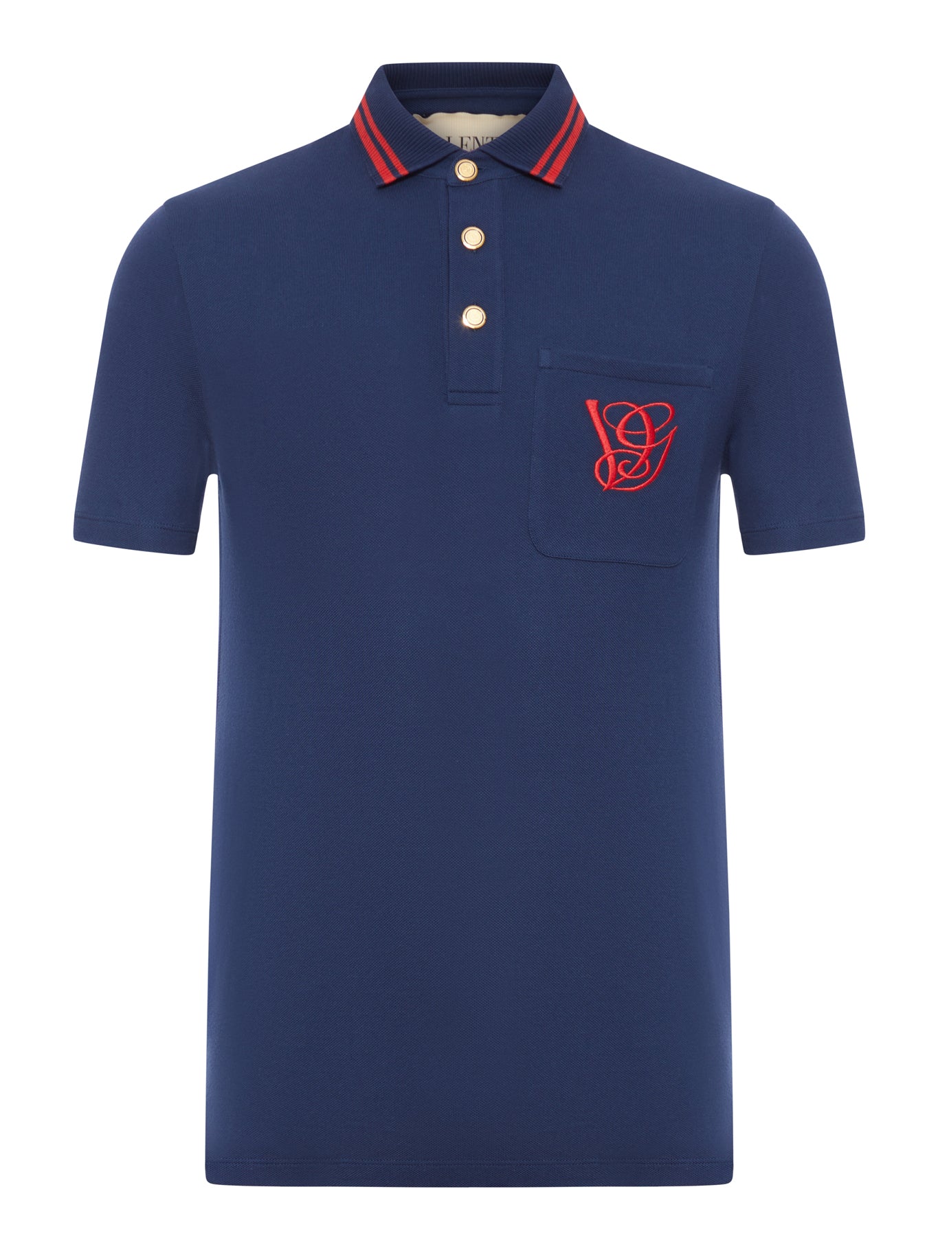 COTTON PIQUET POLO WITH VG EMBROIDERY