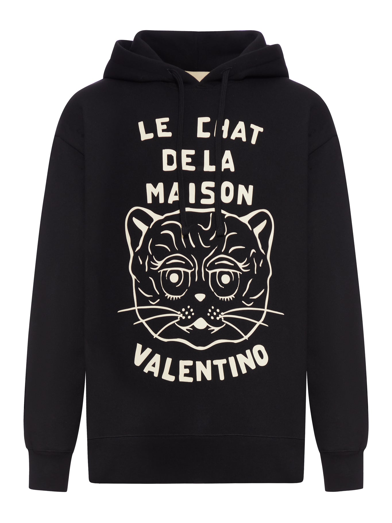 COTTON SWEATSHIRT WITH CHAT DE LA MAISON PATCH