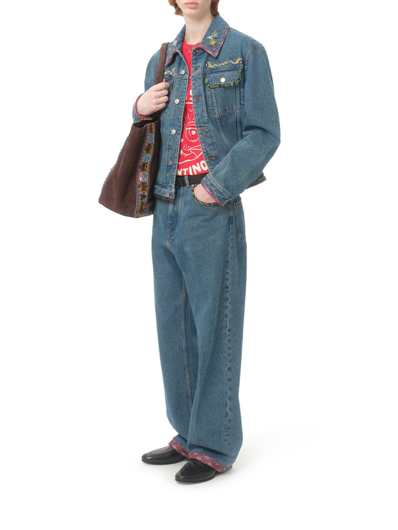 COTTON T-SHIRT WITH CHAT DE LA MAISON PRINT