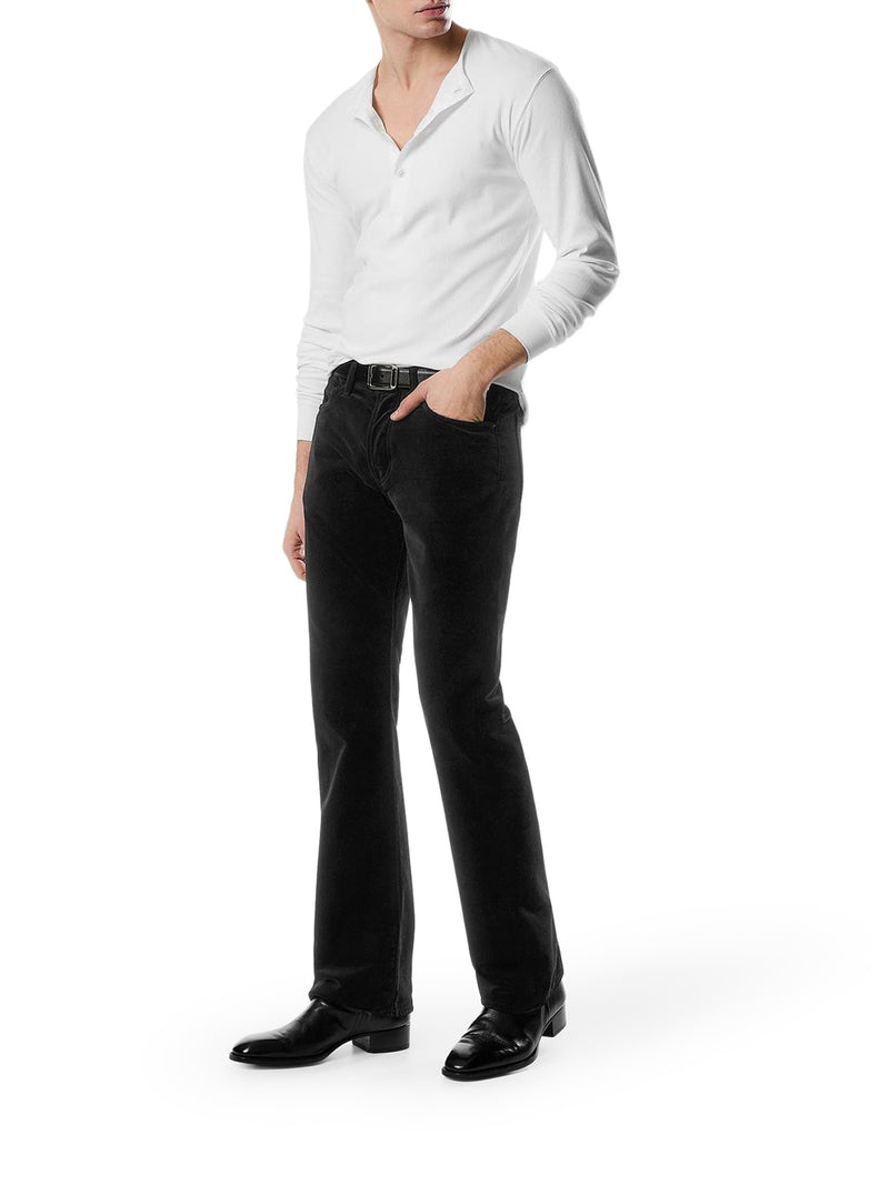 HENLEY COTTON T-SHIRT