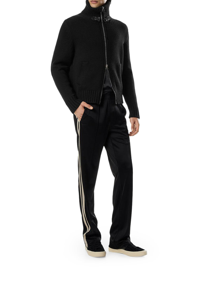 MERINO WOOL JACKET WITH ZIP