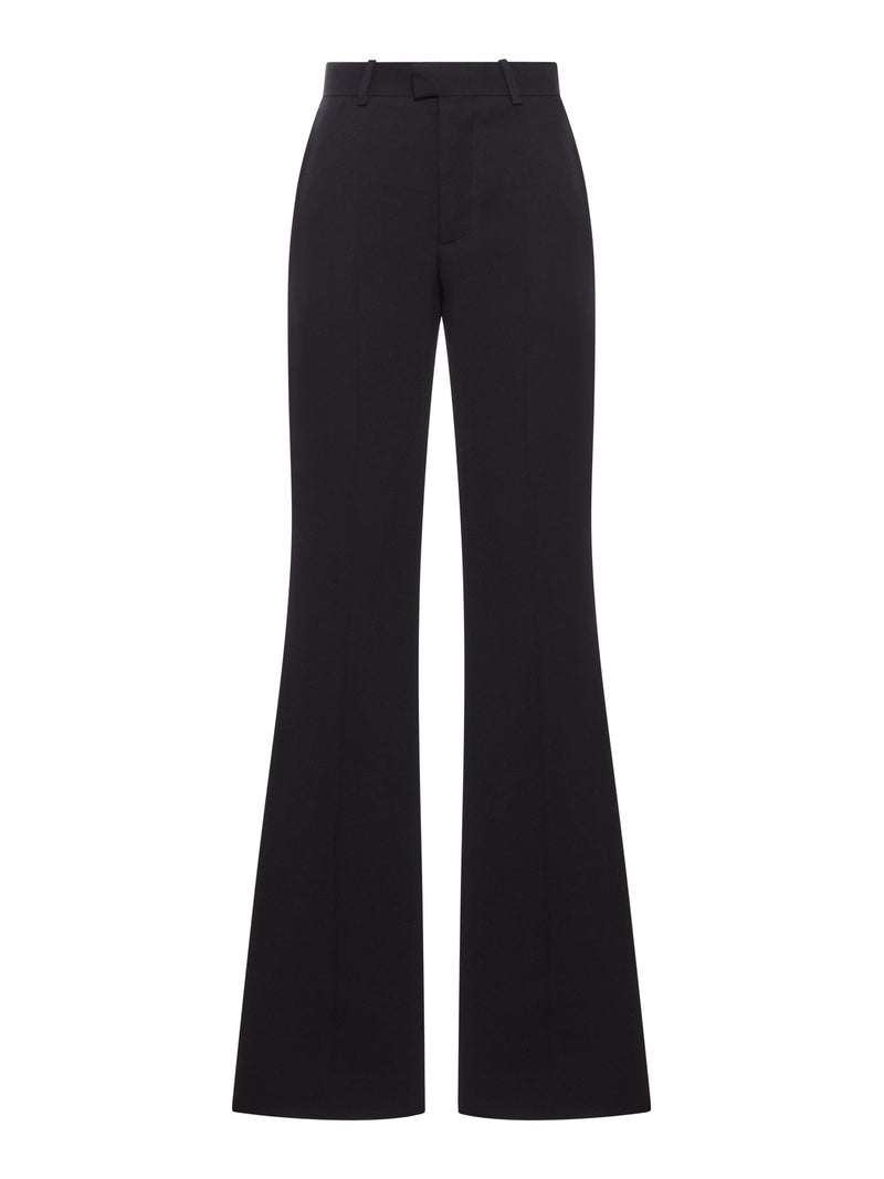 FLARED TROUSERS IN FLUID VISCOSE