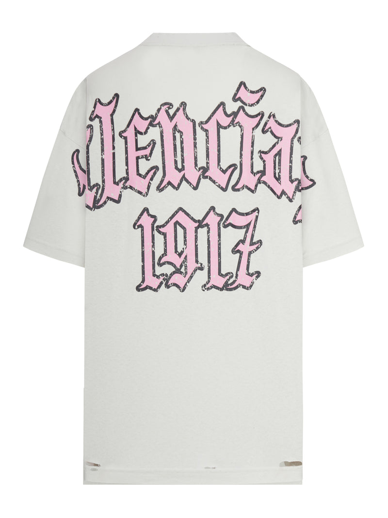 BLACKLETTER SCRIPT OVERSIZED T-SHIRT