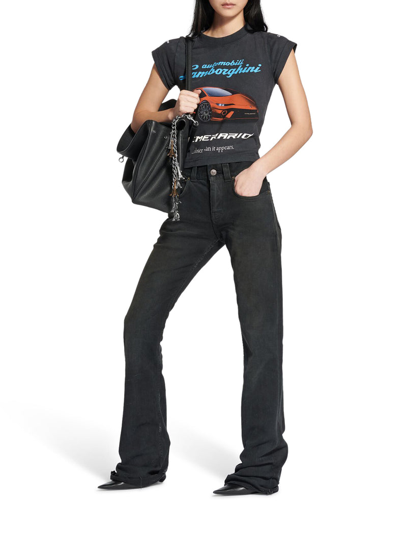 SLIM FIT BOOTCUT PANTS