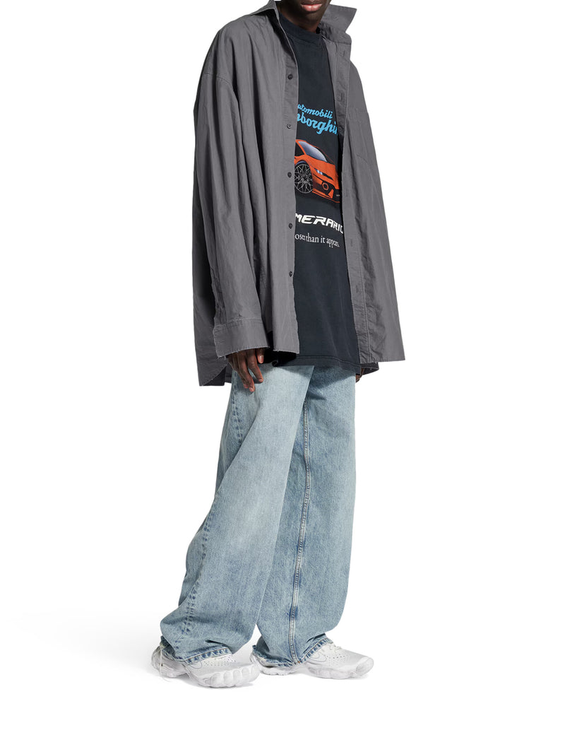 LAYERED POPLIN T-SHIRT