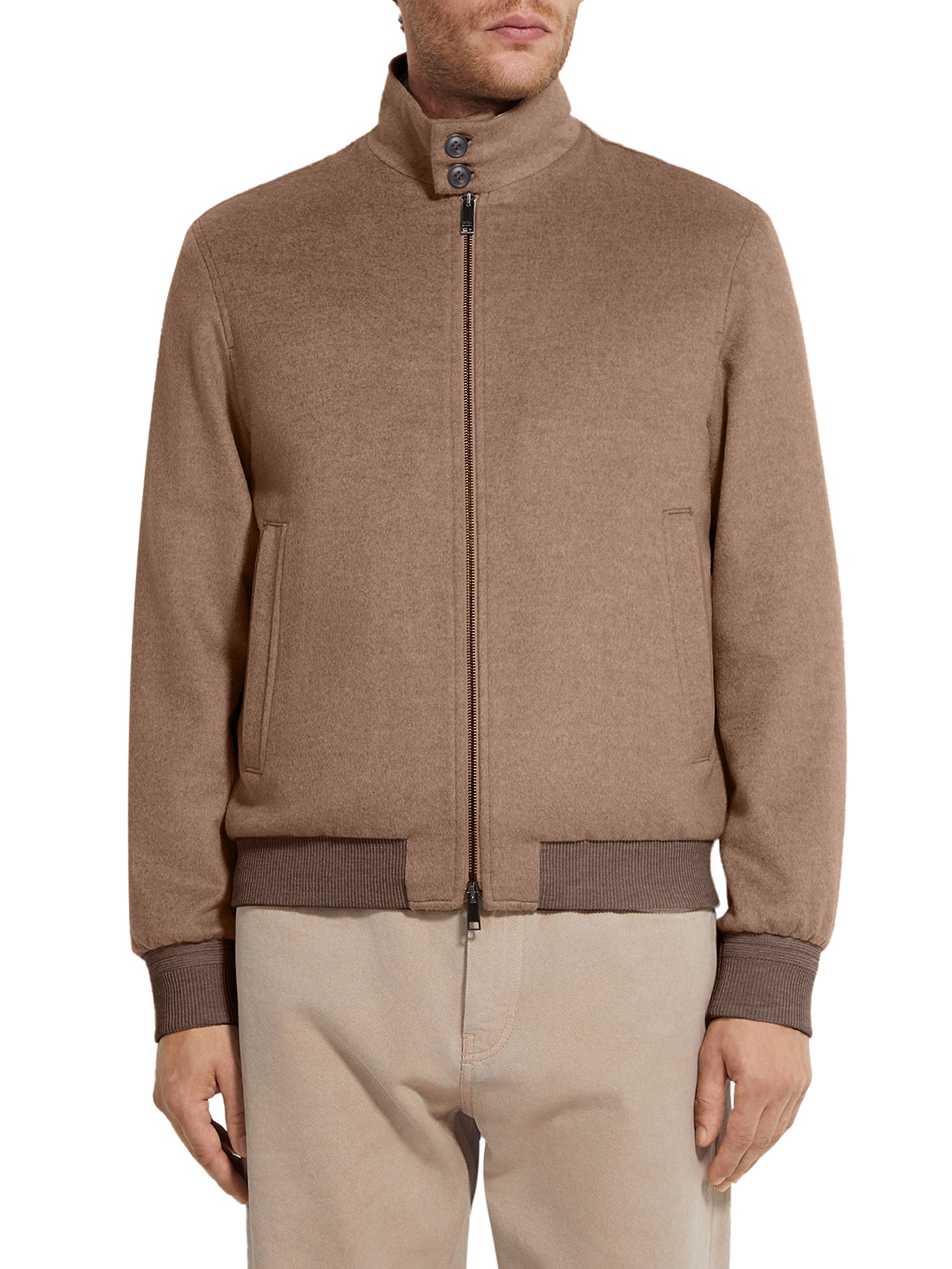 BLOUSON IN OASIS CASHMERE ELEMENTS