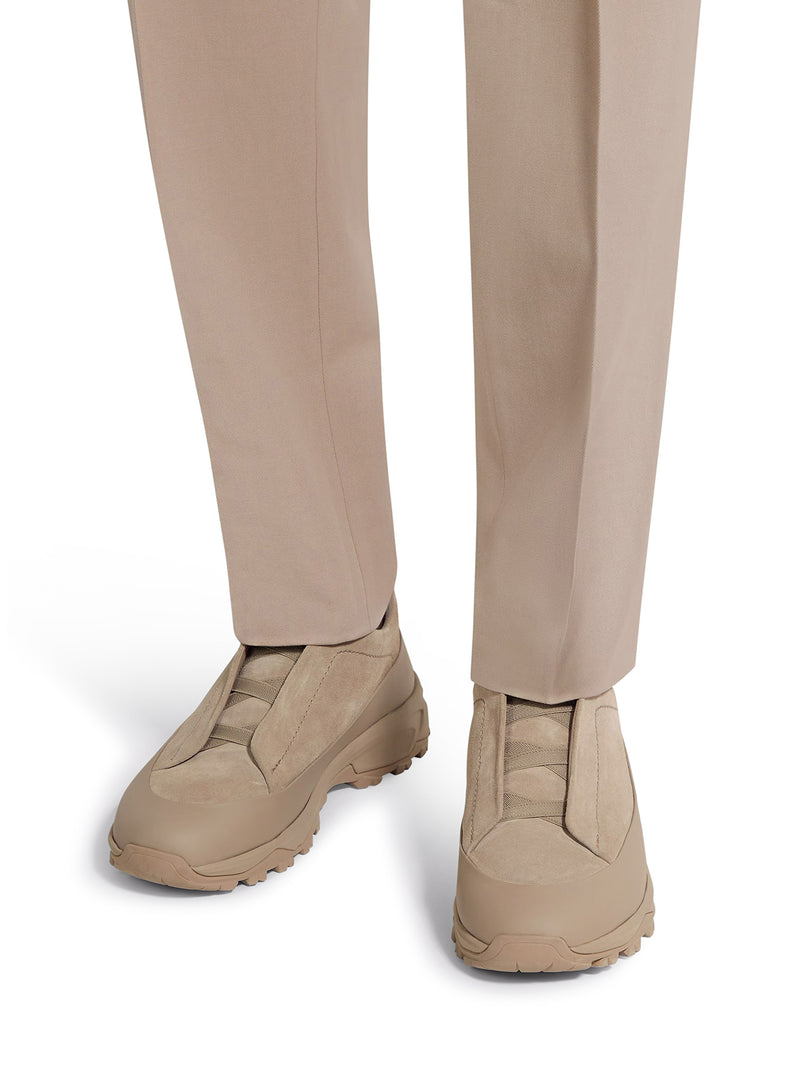 TRIPLE STITCH™ MONTE SNEAKER IN LEATHER AND SUEDE