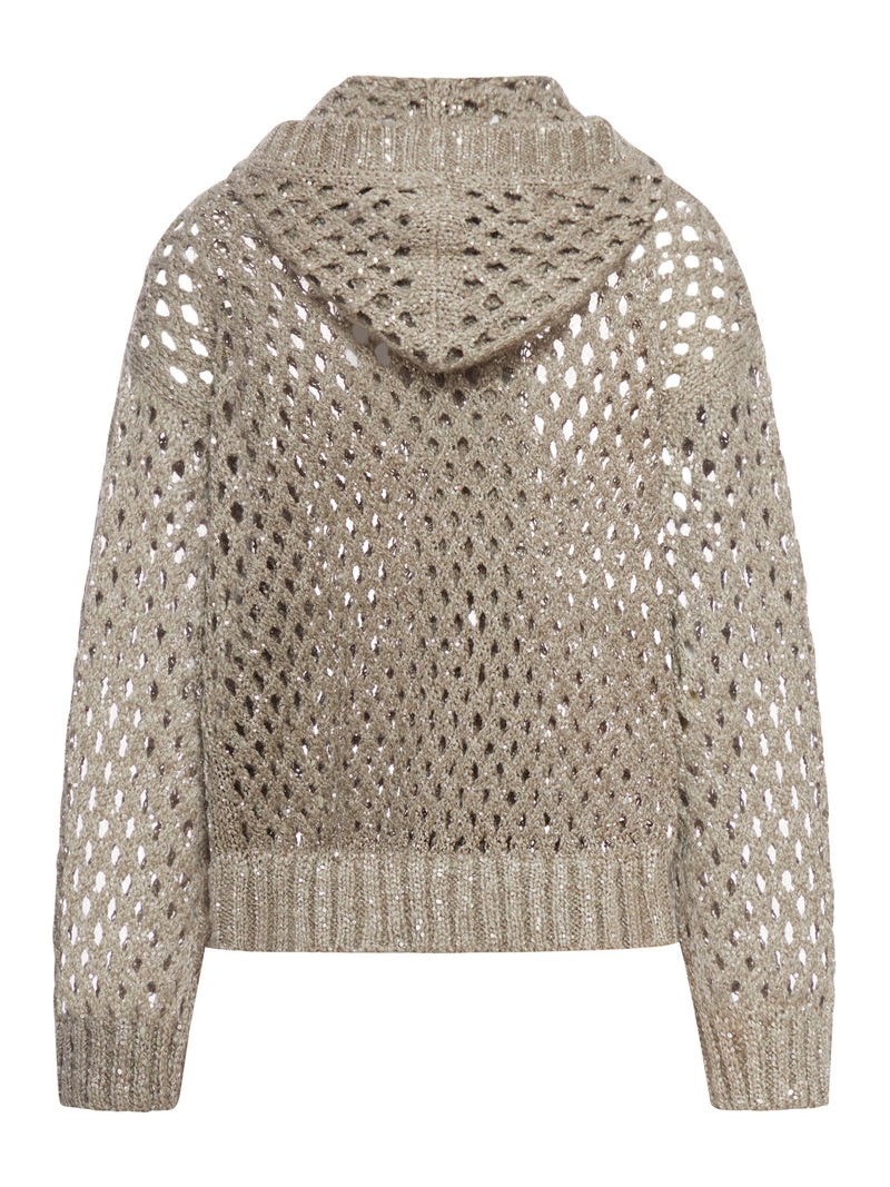 PERFORATED CARDIGAN