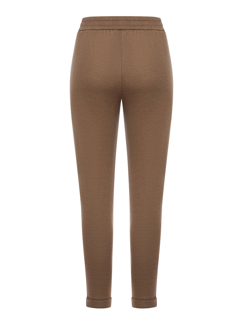 COTTON AND SILK JOGGERS