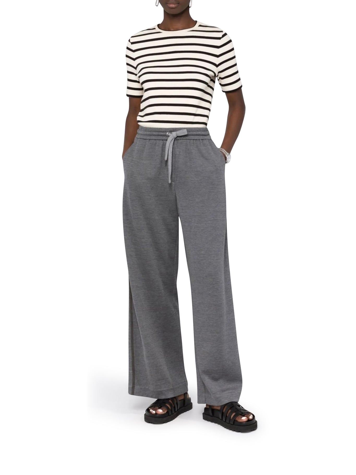 COMFORT JOGGERS IN COTTON AND SILK