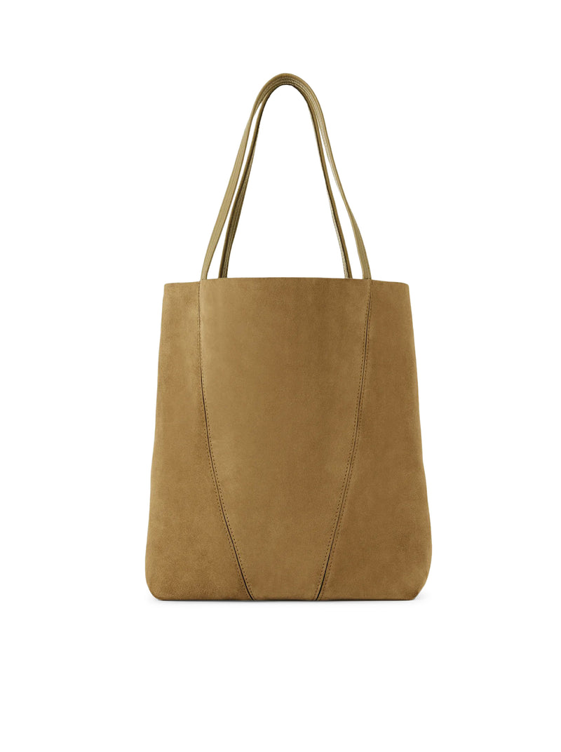 SPIN SUEDE TOTE BAG