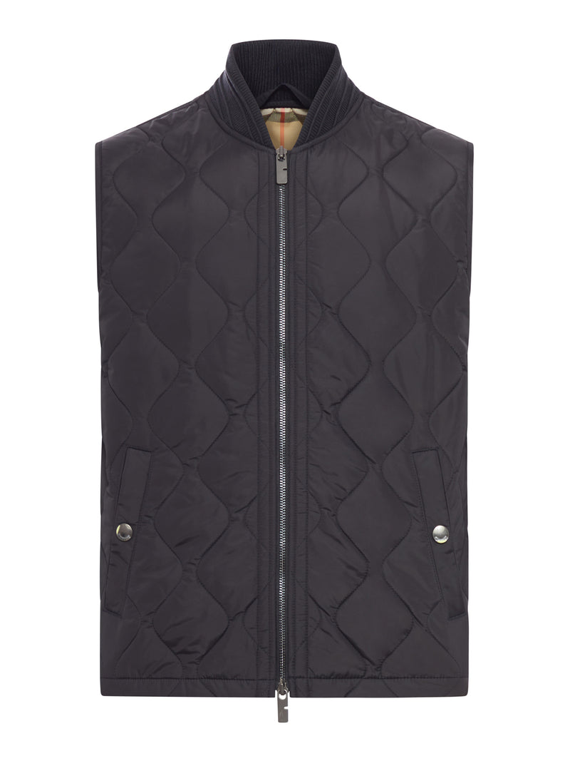 QUILTED NYLON VEST