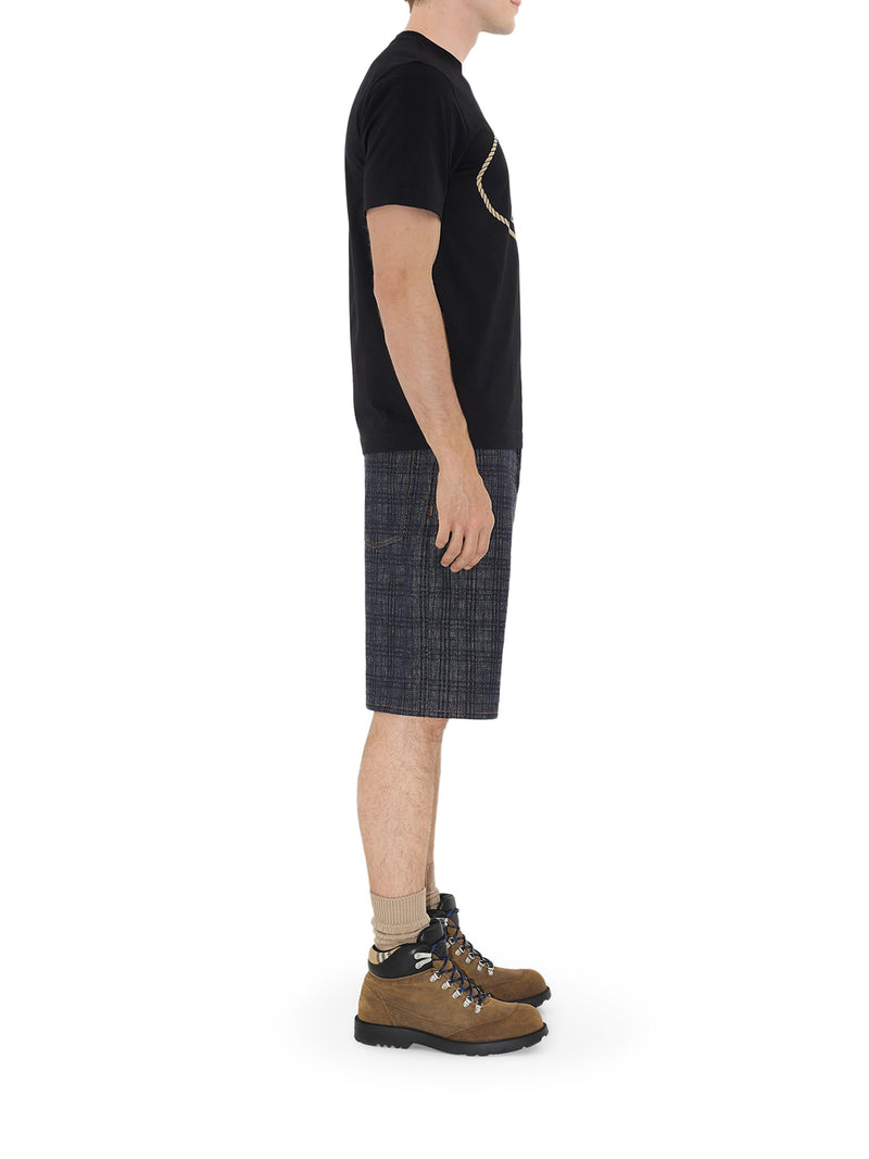 COTTON T-SHIRT WITH FRONT LOGO