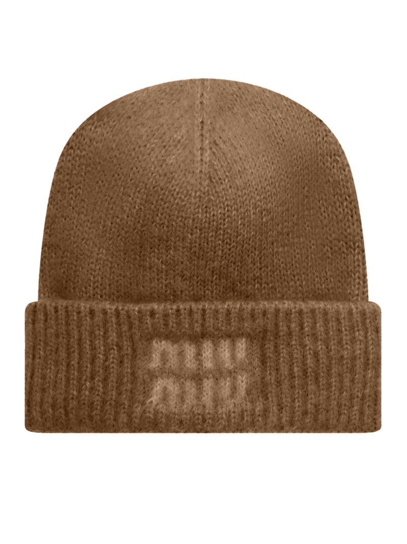 MOHAIR WOOL LOGO HAT