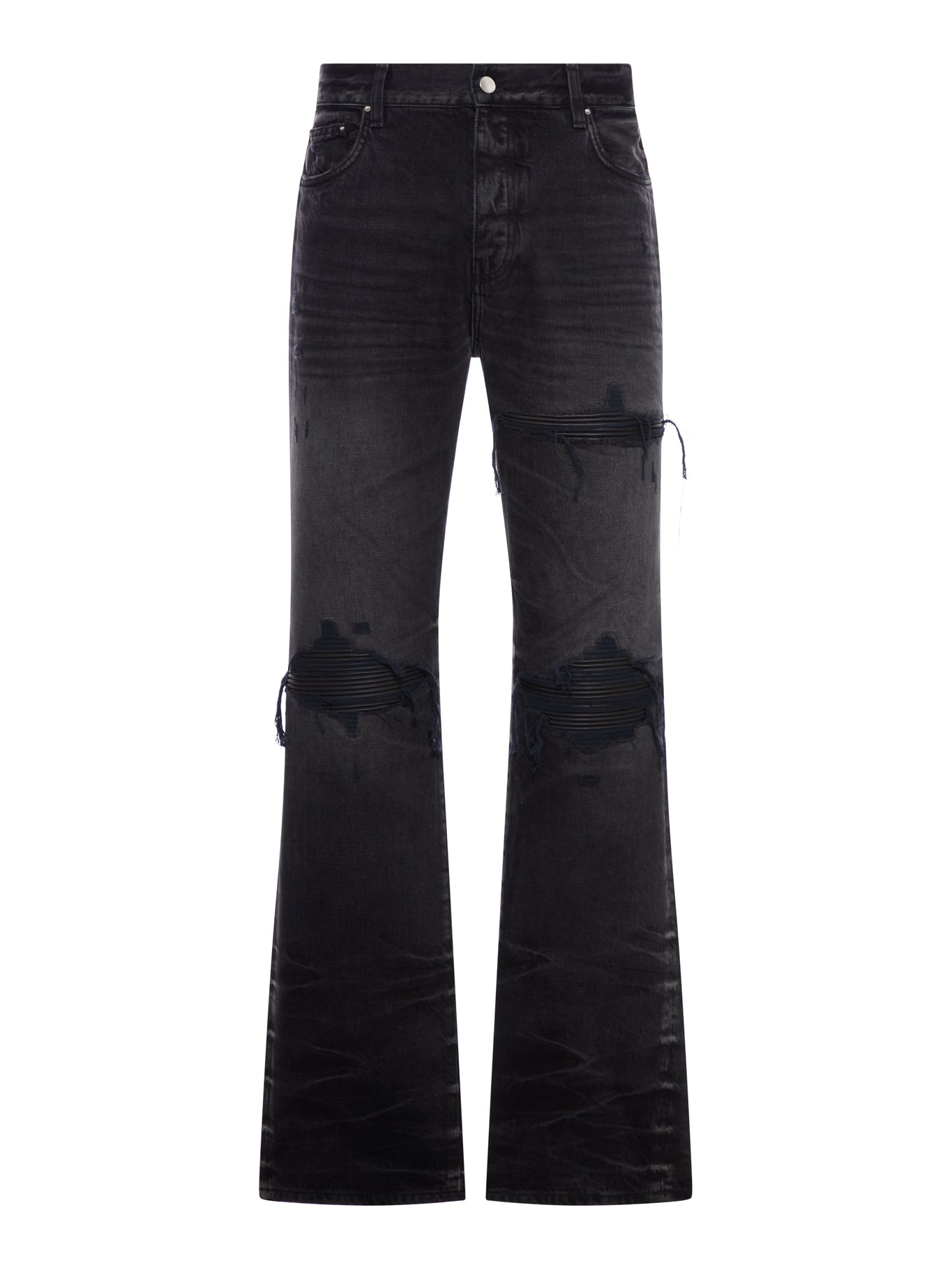 LEATHER STRAIGHT MX1 JEANS