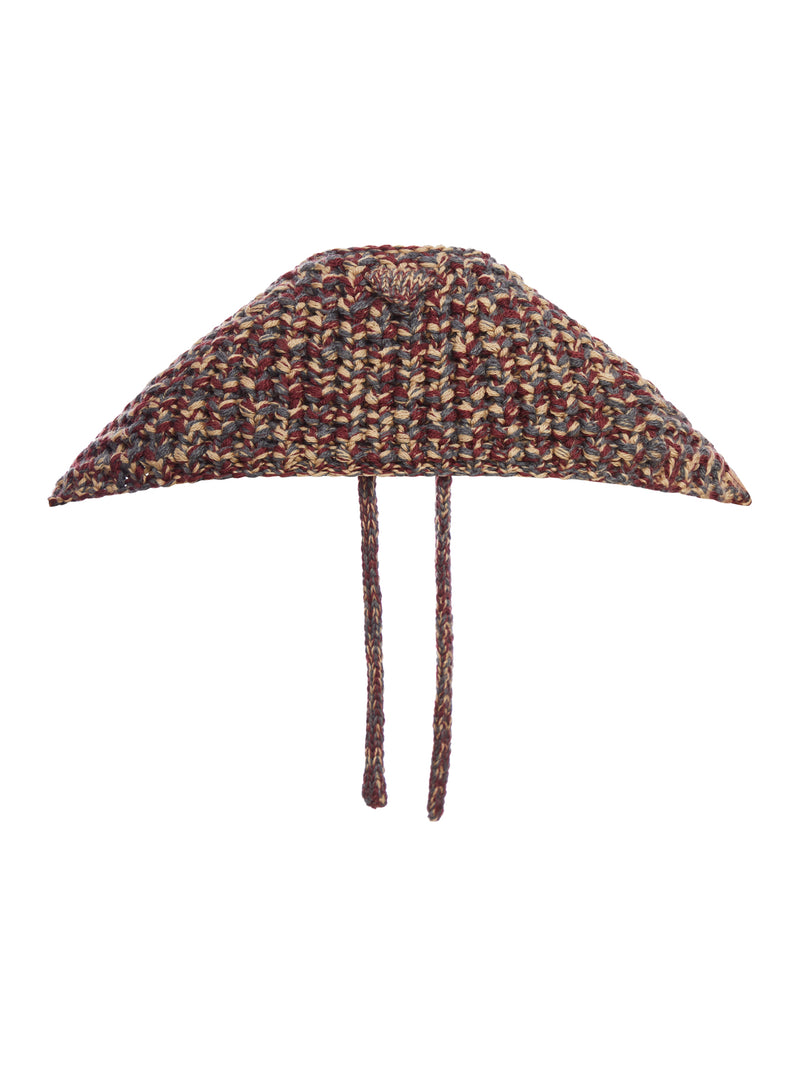 WOVEN KNIT SHAWL IN AN ENGLISH WOOL AND CASHMERE BLEND