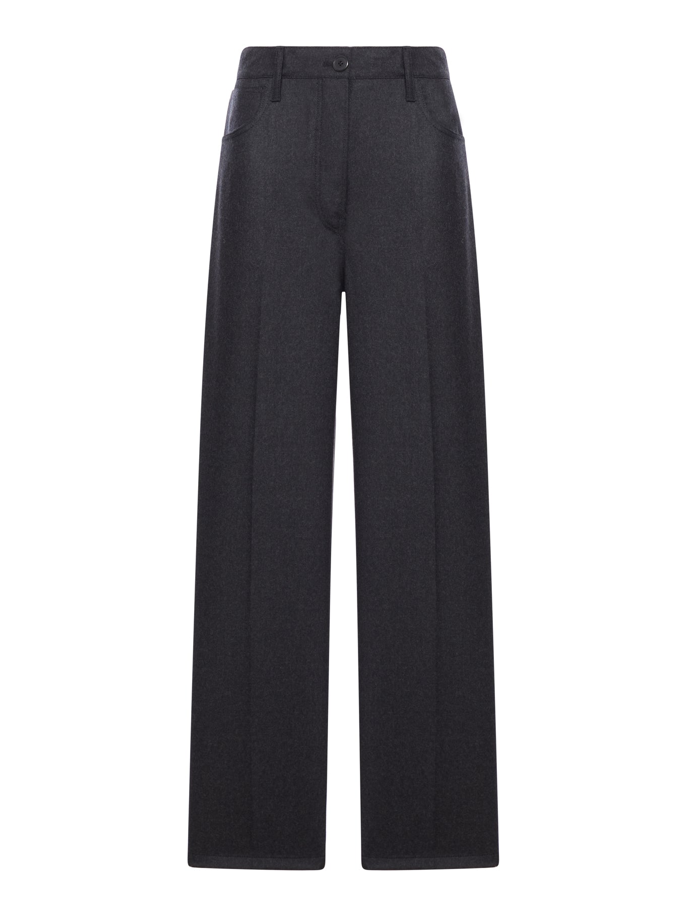 WOOL FLANNEL TROUSERS