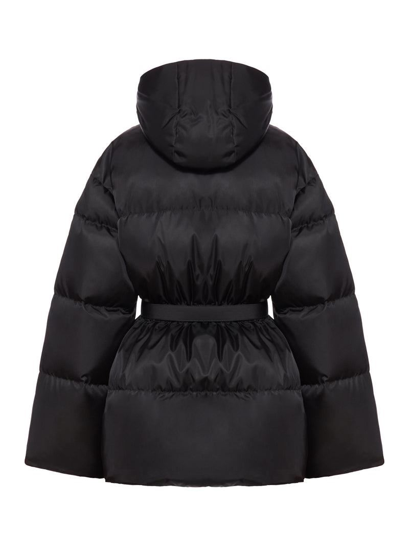 LONG DOWN JACKET WITH WAIST BELT