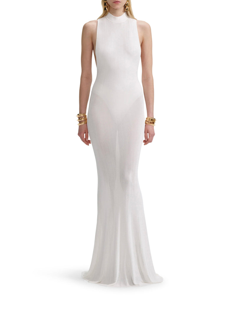 LONG DRESS WITH CROSSED BACK