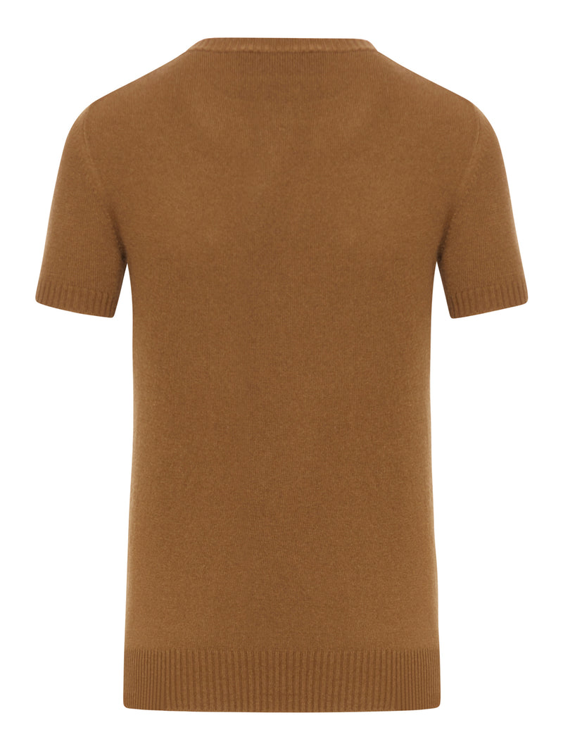 CASHMERE SHORT SLEEVE SWEATER