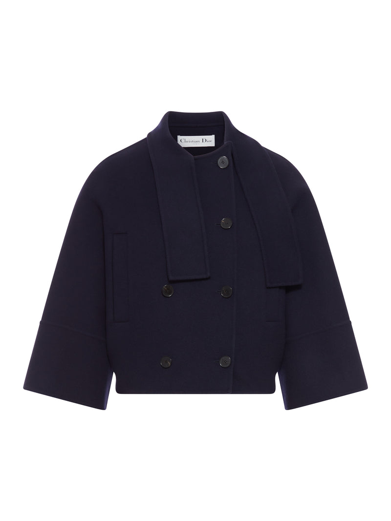 CROP WOOL COAT
