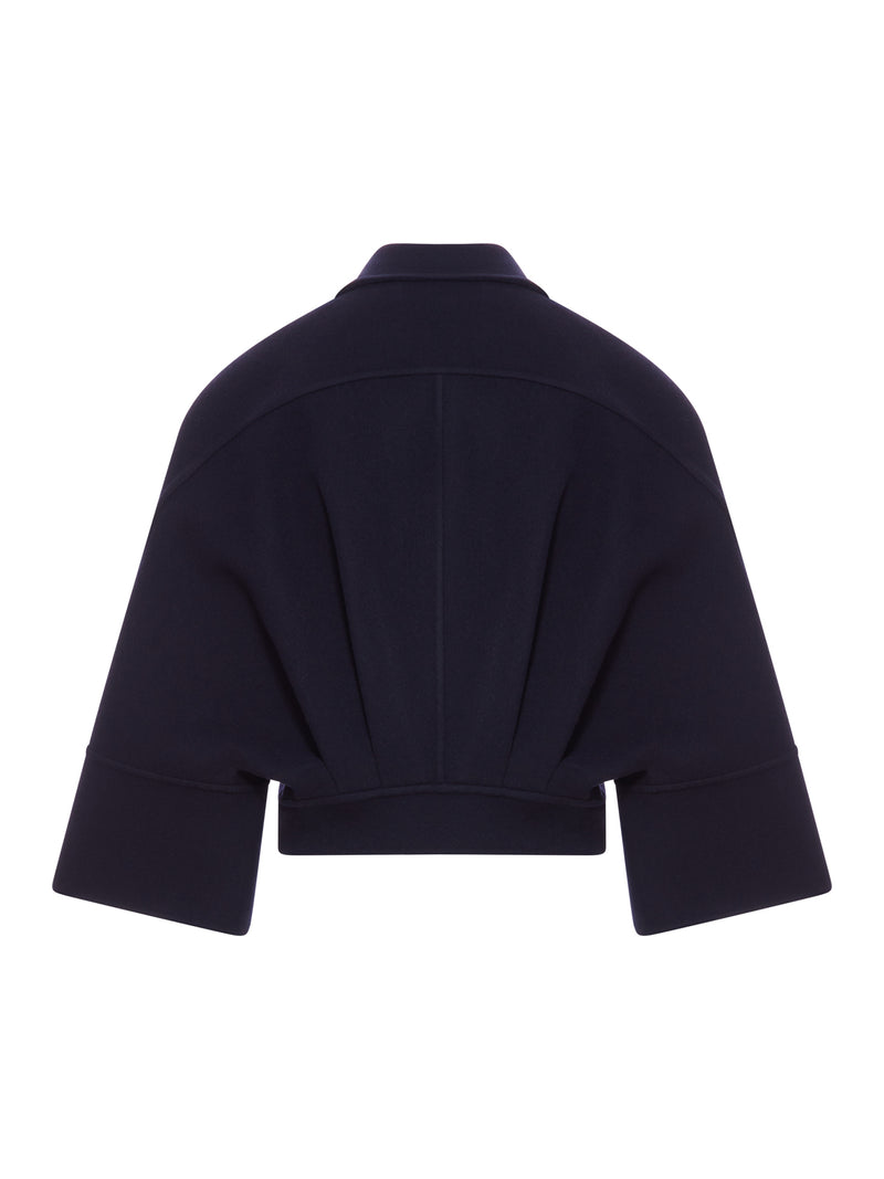 CROP WOOL COAT