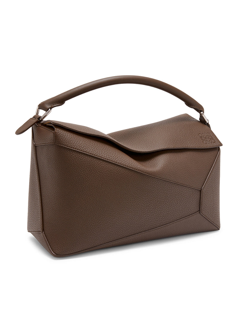 LARGE PUZZLE BAG IN HAMMERED CALFSKIN