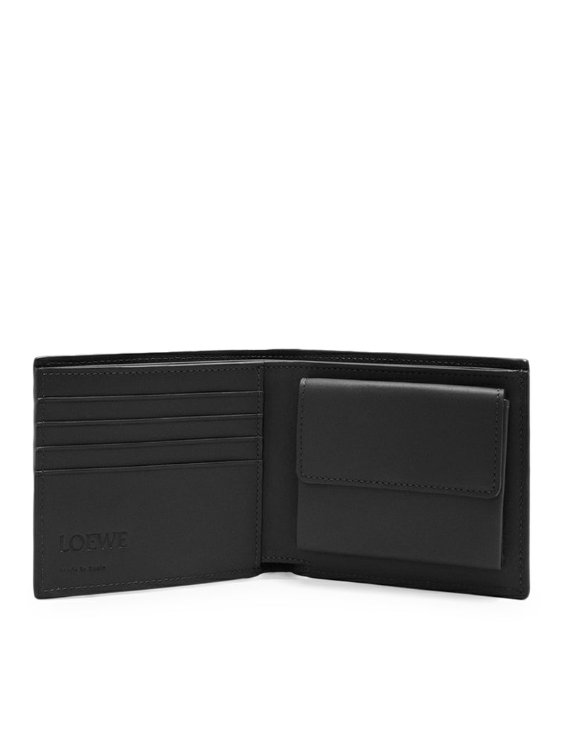 TEXTURED CALFSKIN BIFOLD WALLET